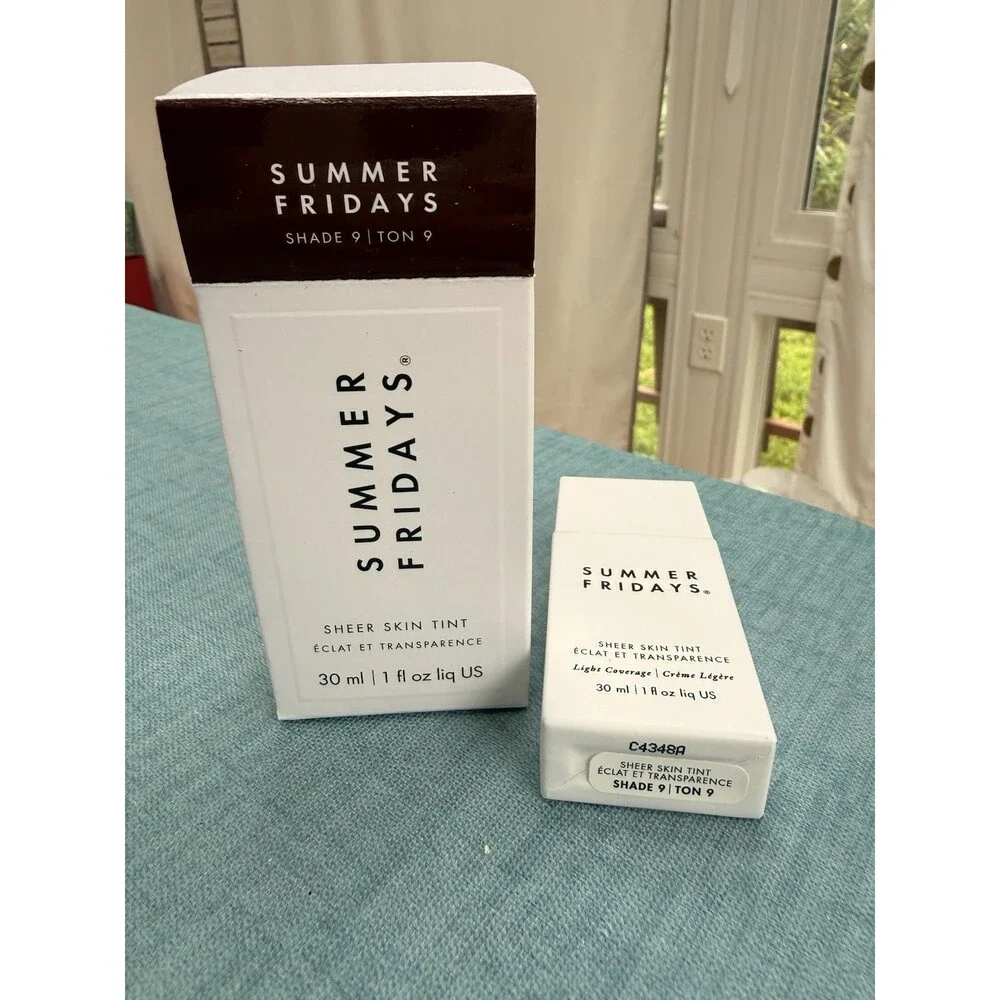 Shade 9 - Summer Fridays Sheer Skin Tint 1 Oz NEW Vegan Fragrance Free